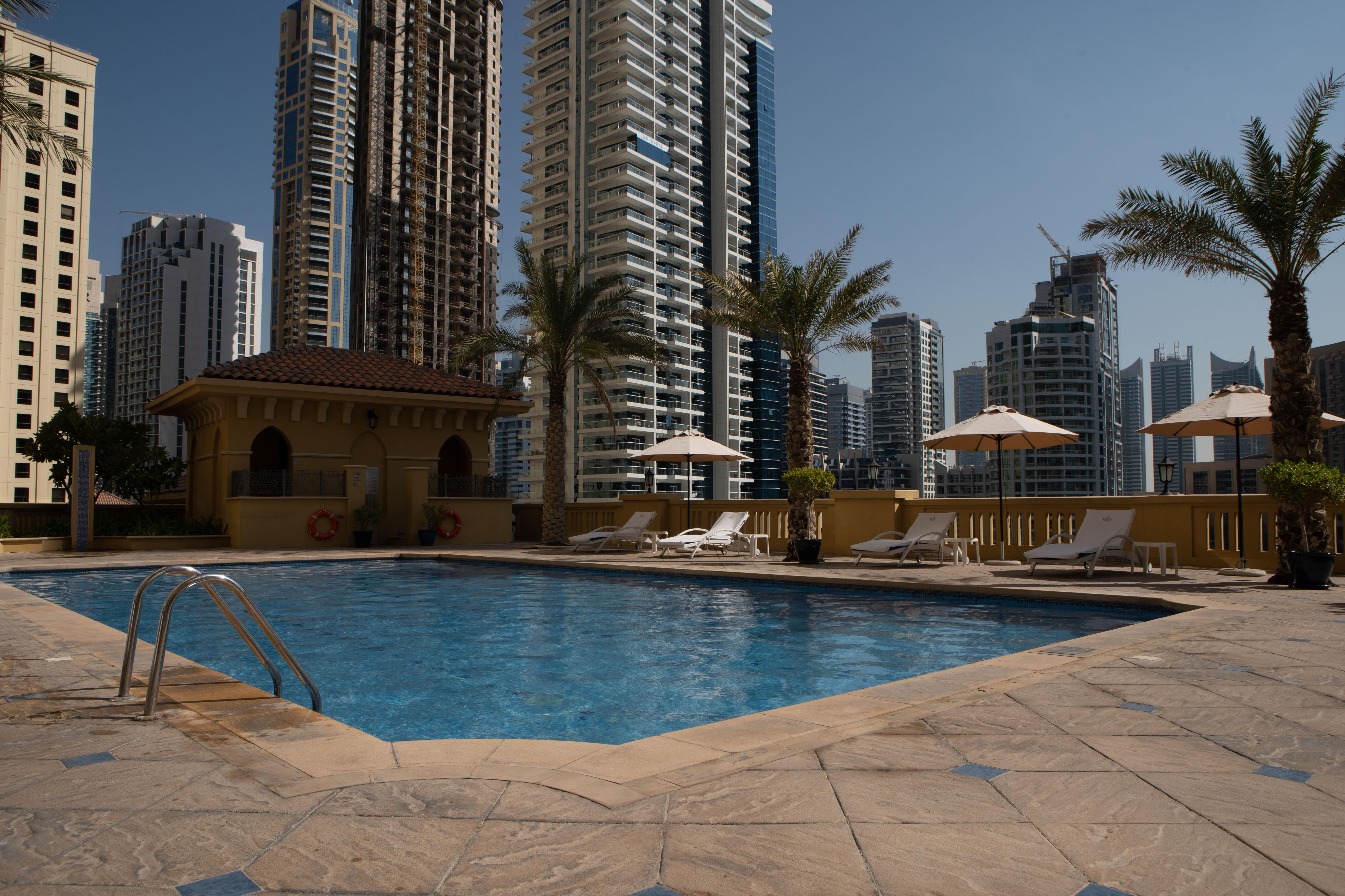 Suha Jbr Hotel Apartments Dubái Exterior foto